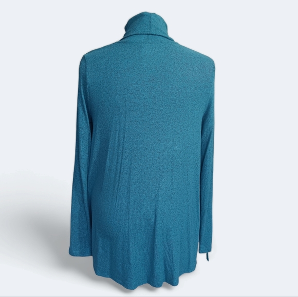 Merona Women's Teal Turtleneck Long Sleeve Knit Top - XXL - Picture 4 of 6